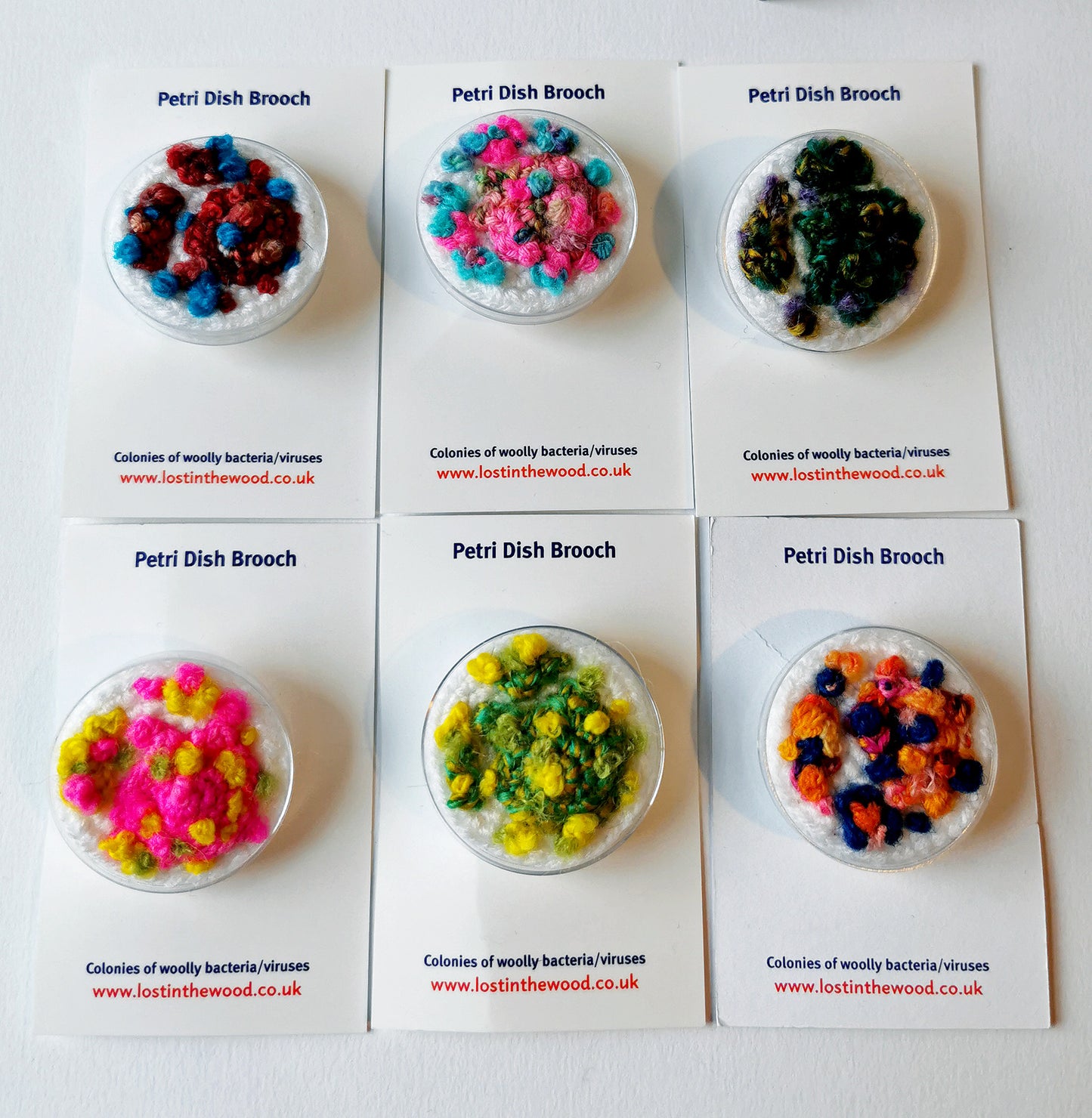 Petri Dish Brooch-Mini