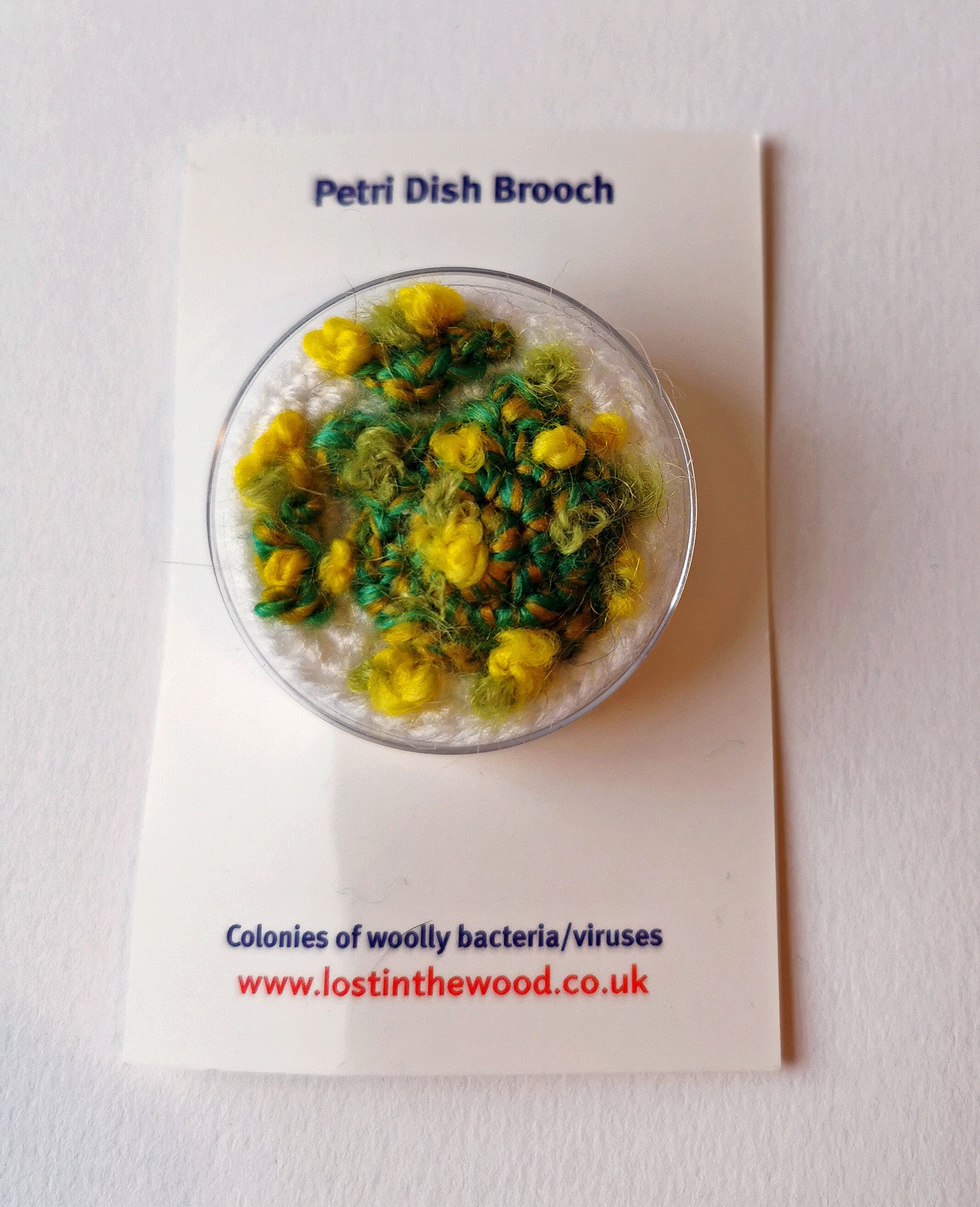 Petri Dish Brooch-Mini
