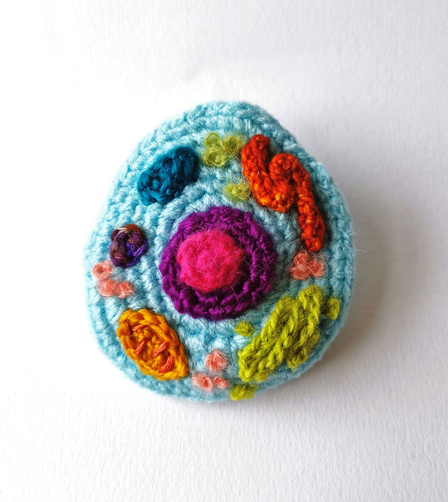 Human Cell Brooch