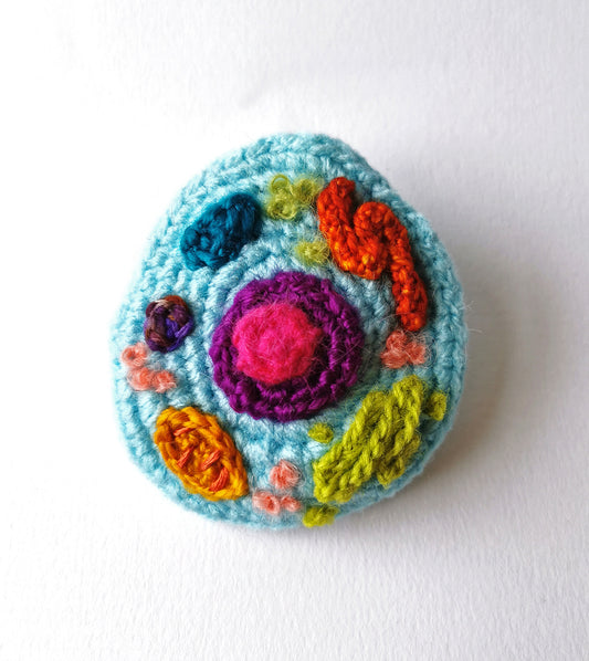Human Cell Brooch