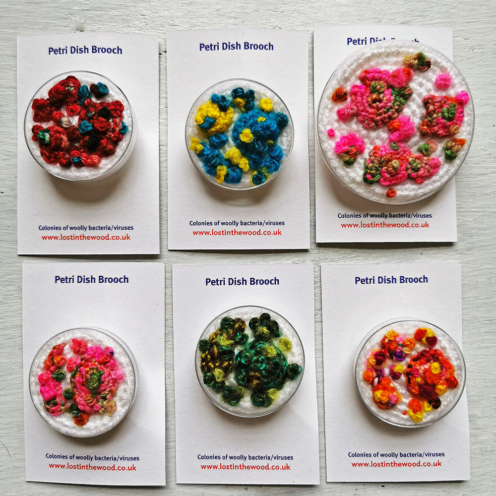 Petri Dish Brooch