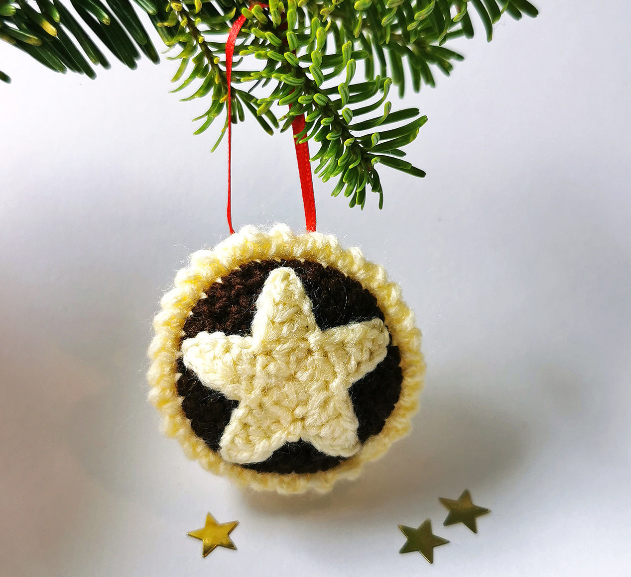 Mini Mince Pie Decoration Pattern- Digital Download