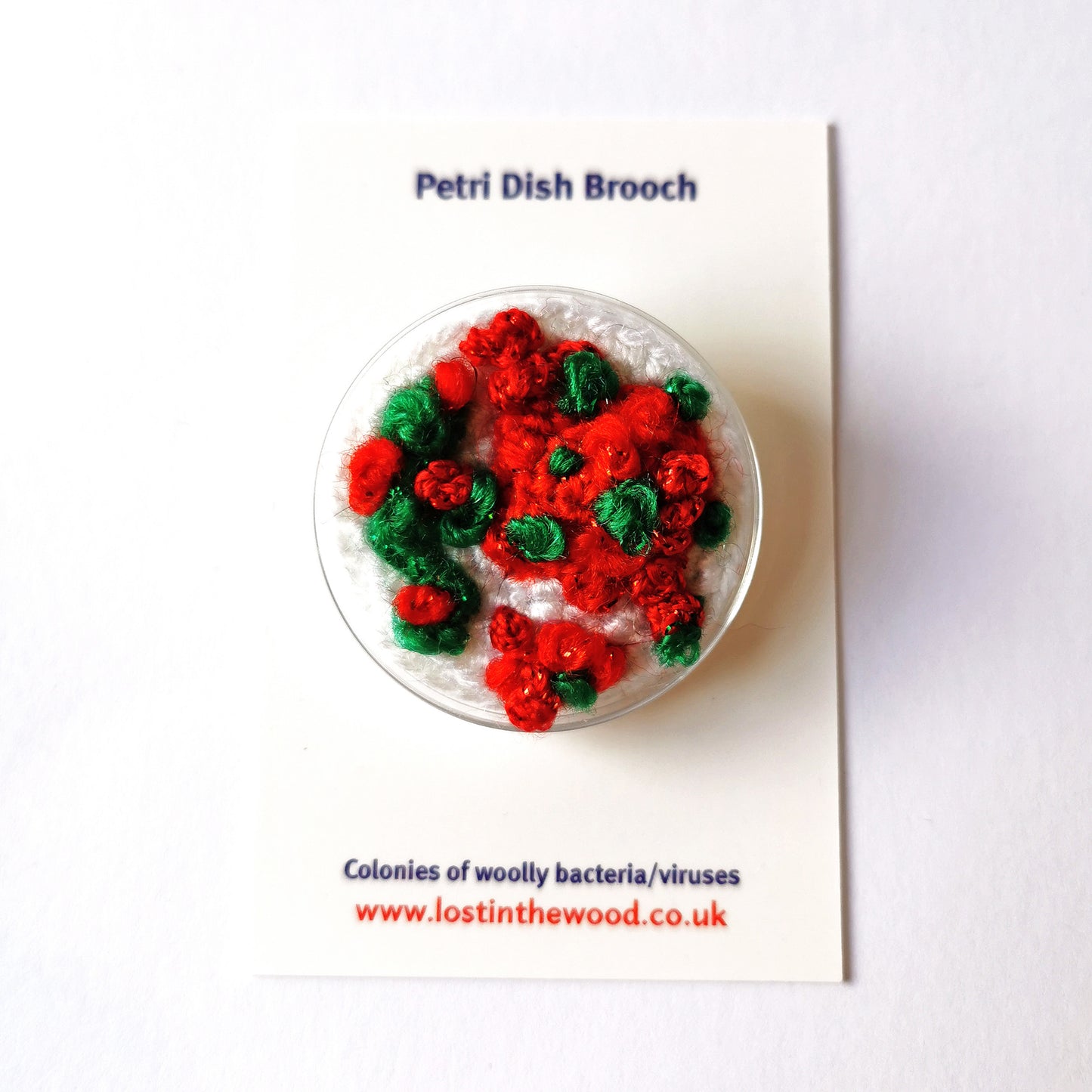 Petri Dish Brooch