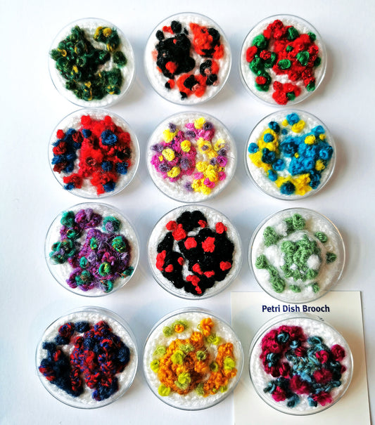 Petri Dish Brooch